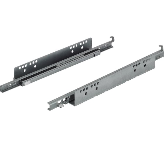Направляющие Hafele Matrix runners UM S25 частичное выдвижение, 13-16 мм, push, 550 мм 421.14.855 1