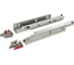Направляющие Hafele Matrix runners UM A30 полного выдвижения, 16-19 мм, soft-close, 350 мм 433.10.535 1