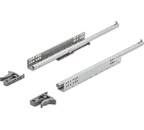 Направляющие Hafele Matrix runners UM S25 частичное выдвижение, цапфы, 450 мм, self-close 433.07.145
