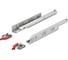 Направляющие полного выдвижения Hafele Matrix runners UM A soft-close, штифт, 350 мм 433.03.183 1