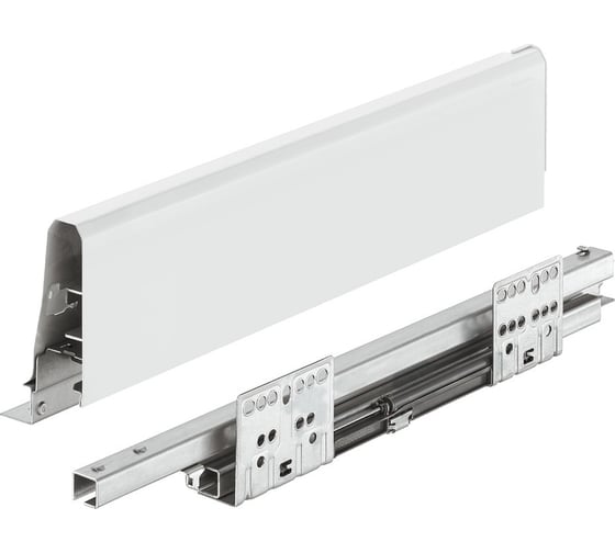 Комплект ящика Hafele Matrix box S35 белый, 120x500 мм SOFT C 552.54.795