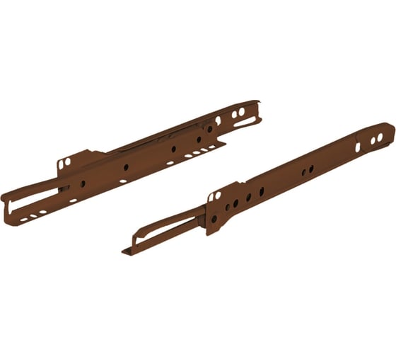 Роликовые направляющие Hafele Matrix runners S25, 350 мм, коричневая 423.37.632 1