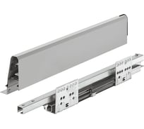 Комплект ящика Hafele Matrix box S 35 кг, серый, 84x500 мм SOFT C 552.56.695