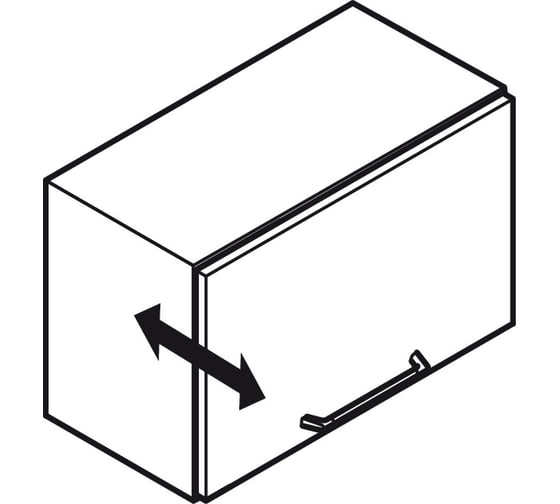 Механизм Hafele Free flap H 1.5, модель D, пластик серый 372.39.330
