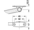 Подъемный механизм Hafele Free flap H 1.5, модель B, пластик белая 372.39.410 10