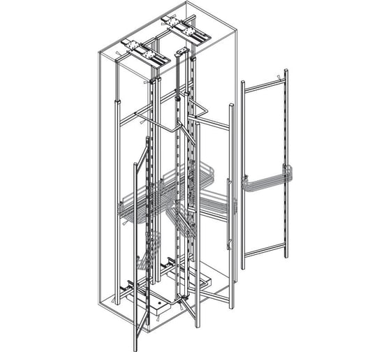 Комплект Hafele Crystal Шеф-повар 900/1900-2200 мм 546.97.205