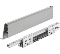 Комплект ящика Hafele Matrix box S 35 кг, серый, 84x270 мм SOFT C 552.56.690