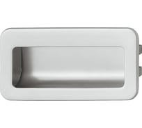 Мебельная ручка-раковина Hafele хром матовая 110x56 мм 155.00.560