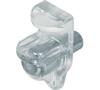 Полкодержатель для стеклянных полок Hafele 5 мм 282.12.435