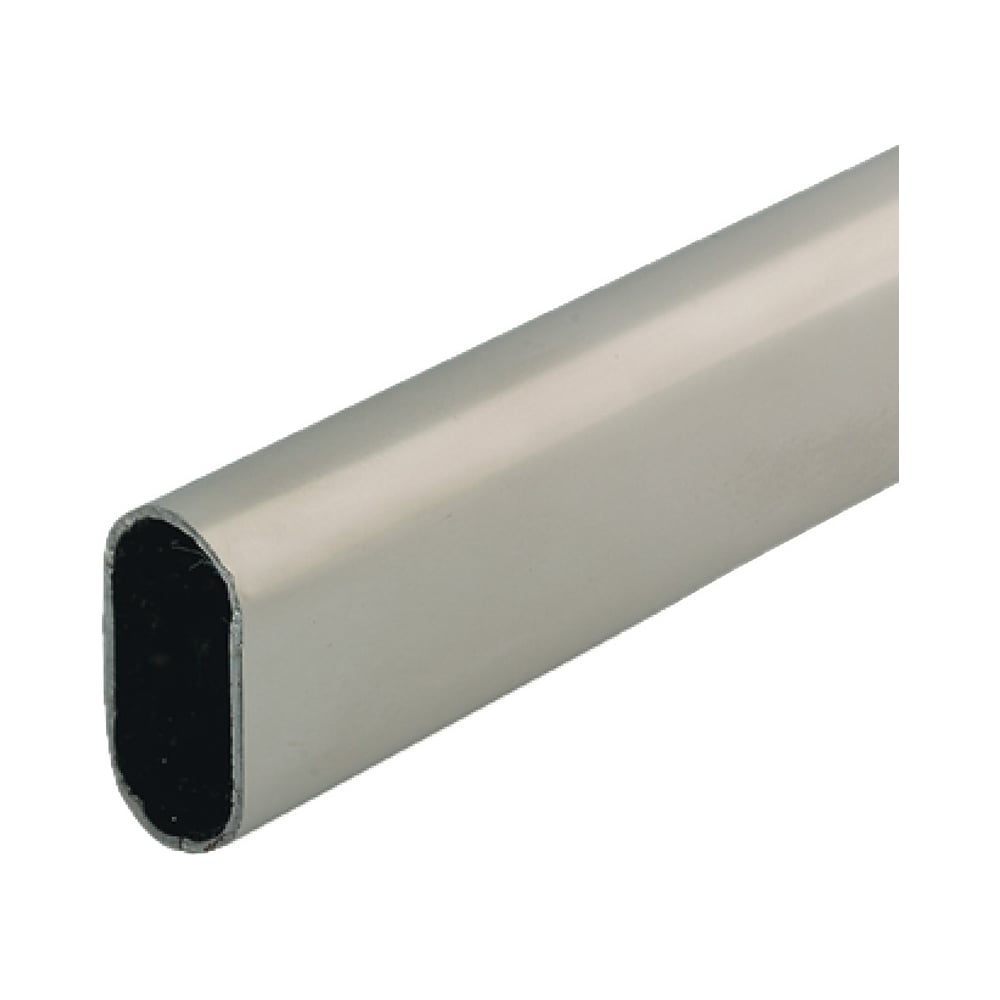 Гардеробная штанга Hafele никель, 30x15x1 мм, 2500 мм 801.14.702 ...