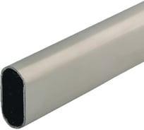 Гардеробная штанга Hafele никель, 30x15x1 мм, 2500 мм 801.14.702