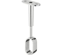 Держатель для алюминиевой штанги Hafele 30x15, средний, цинковый хромированный 802.07.200