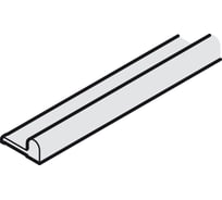 Нижний ходовой профиль Hafele Slido F-Line15 55A алюминиевый 2500 мм 402.26.622