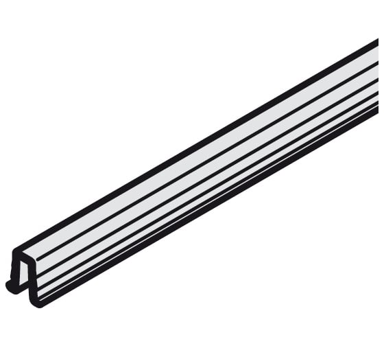 Направляющая шина Hafele Slido F-Line21 нижняя серый 2,5m 402.30.802