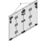 Направляющая шина Hafele Slido Fold 40 нижняя 2 м 409.60.902 2