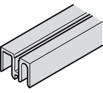 Направляющий профиль Hafele Slido F-Line41 алюминиевый под панель 3.5м 402.36.813