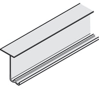 Ходовой профиль Hafele Slido F-Line42 50 алюминиевой 2500 мм 402.54.602