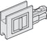 Концевая заглушка Hafele Slido F-Line14 25A пластиковая хром матовый 415.13.010 1