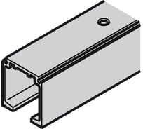 Ходовая шина для раздвижной двери Hafele Slido D-Li11 2 м, алюминий 940.43.921
