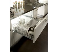 Корзина под мойку Hafele Crystal 900 мм, к фасаду без направляющих 549.07.229