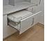 Выдвижная корзина Hafele Elegance 600 мм, без направляющих 549.07.817 1