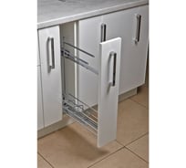 Бутылочница-держатель для полотенец Hafele Crystal 150 мм, хром 549.35.450