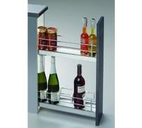 Бутылочница Hafele Brilliant 150 мм, хром, левый монтаж 545.66.250