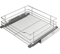 Внутренний ящик Hafele soft-close из проволоки, хром, 600 мм 549.06.217