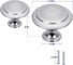 Ручка-кнопка Brante br906 серебро 606716 4