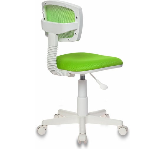 Детское кресло Бюрократ CH-W299 салатовый TW-03A/TW-18, сетка/ткань, крестовина пластик, пластик белый 1121965