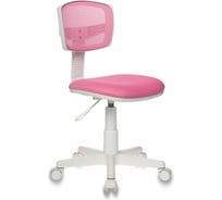 Детское кресло Бюрократ CH-W299 розовый TW-06A/TW-13A, сетка/ткань, крестовина пластик, пластик белый 1121964