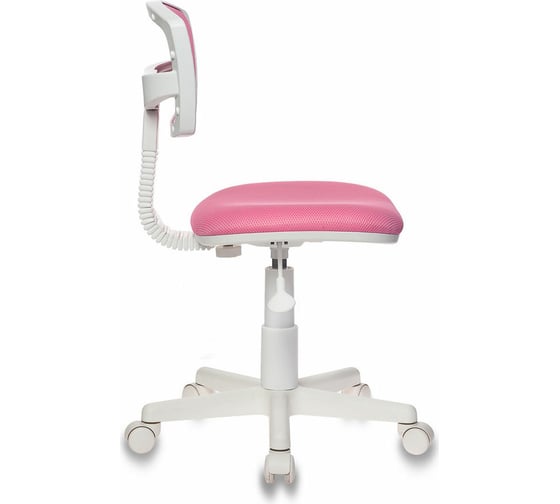 Детское кресло Бюрократ CH-W299 розовый TW-06A/TW-13A, сетка/ткань, крестовина пластик, пластик белый 1121964