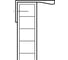 Мебельная ручка Hafele цинковое литьё, никелированная, 231x44 мм 124.02.634 3
