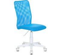 Детское кресло Бюрократ KD-9 голубой TW-31/TW-55, сетка/ткань, крестовина пластик, пластик белый 1162159