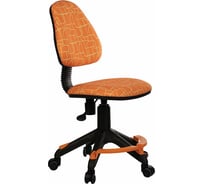 Детское кресло Бюрократ KD-4-F оранжевый, жираф, крестовина пластик, подставка для ног 1074961