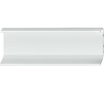 Мебельный профиль для двух фасадов Hafele без ручек, алюминий, белый 5000 мм 126.36.705