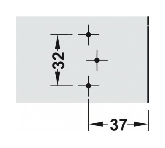 Монтажная планка Hafele Metallamat SM 4 мм 318.81.504