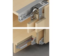 Нижний упор с демпфером Hafele Hangroller 50 50A 400.58.011