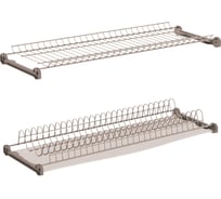 Посудосушитель без рамки Hafele сталь, серебристый 800мм 544.19.916