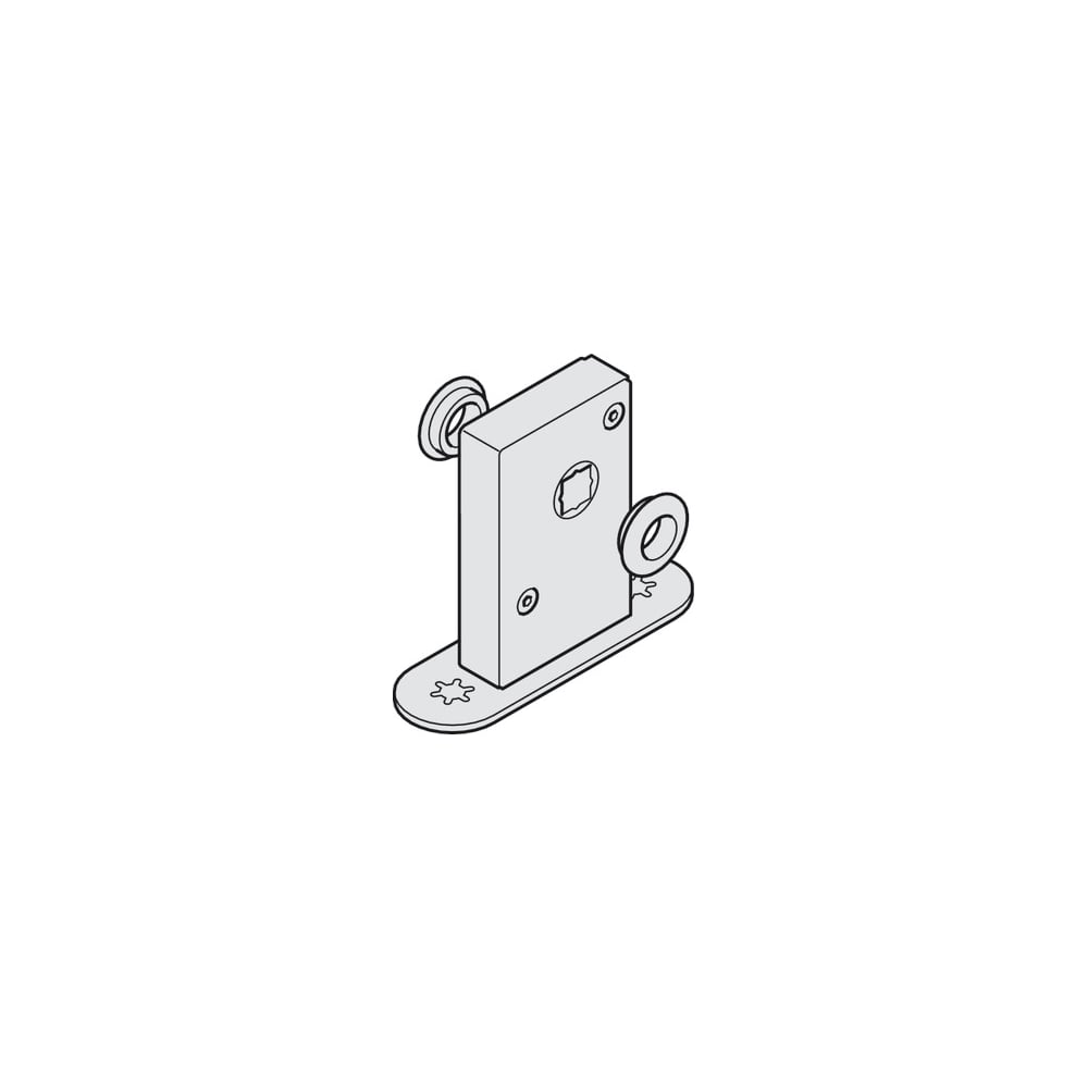 Замок в пол с розеткой Hafele Slido W-Fo32 943.55.070 - выгодная цена ...