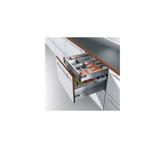 Ящик Hafele Tandem box M, серебристый, 600 мм 554.08.107 1