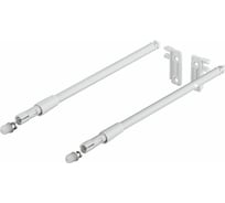Комплект рейлингов для прикручивания к фасаду Hafele 454 мм, белый 558.48.715