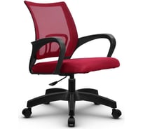 Кресло МЕТТА Su-cs-9, подлокотники 106, основание 005, красный/красный z309894130