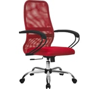 Кресло МЕТТА Su-c-8 подлокотники 100, основание 003, красный/красный z309893454