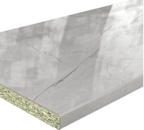 Влагостойкая столешница Союз 600/3050/38/1r/735г каспий серый С735Г