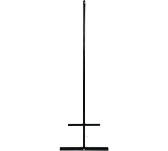 Напольная вешалка для одежды и вещей URM стальная, 1 перекладина, 124x60x40 см, черная D00619