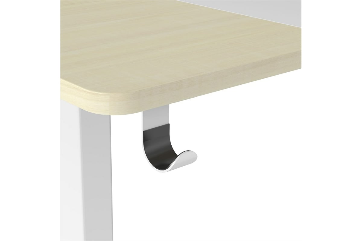 Стол для компьютера Cactus столешница мдф дуб молочный, каркас белый CS ...