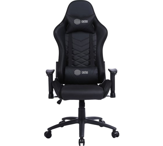 Игровое кресло Cactus черный, с подголовником CS-CHR-0099BL 1660751