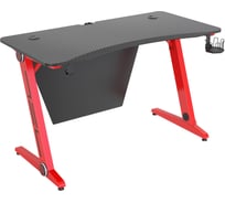 Игровой стол Cactus столешница мдф карбон, каркас красный CS-GTZ-RDBK-CARBON 1563600