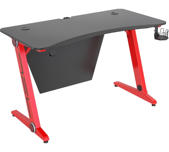Игровой стол Cactus столешница мдф карбон, каркас красный CS-GTZ-RDBK-CARBON 1563600 1